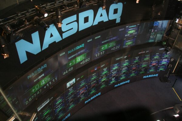 NASDAQ stock market display
