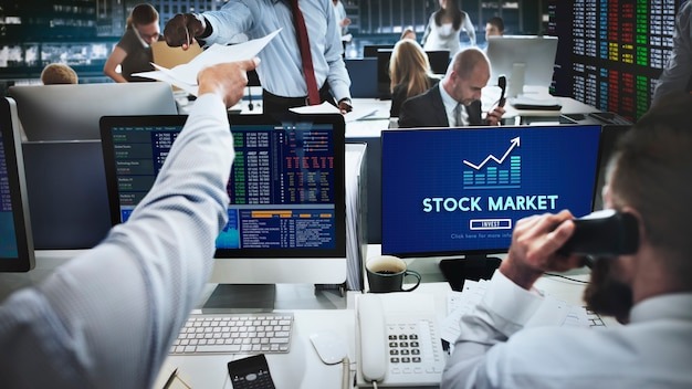 Stock Market Economy Investment Financial Concept