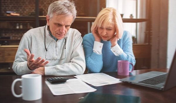 A picture of hard-working man and woman sitting together