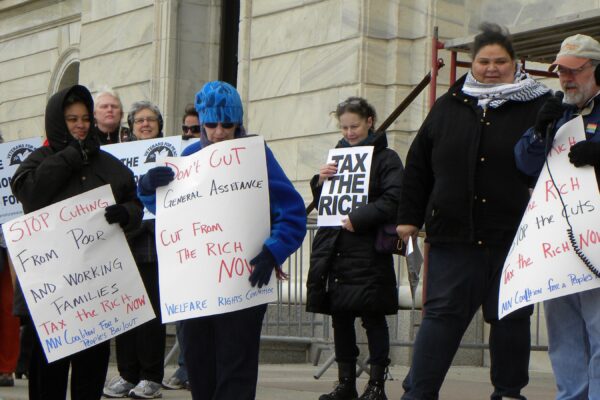 Protest to tax the rich stop cuts in social programs (5622069827)