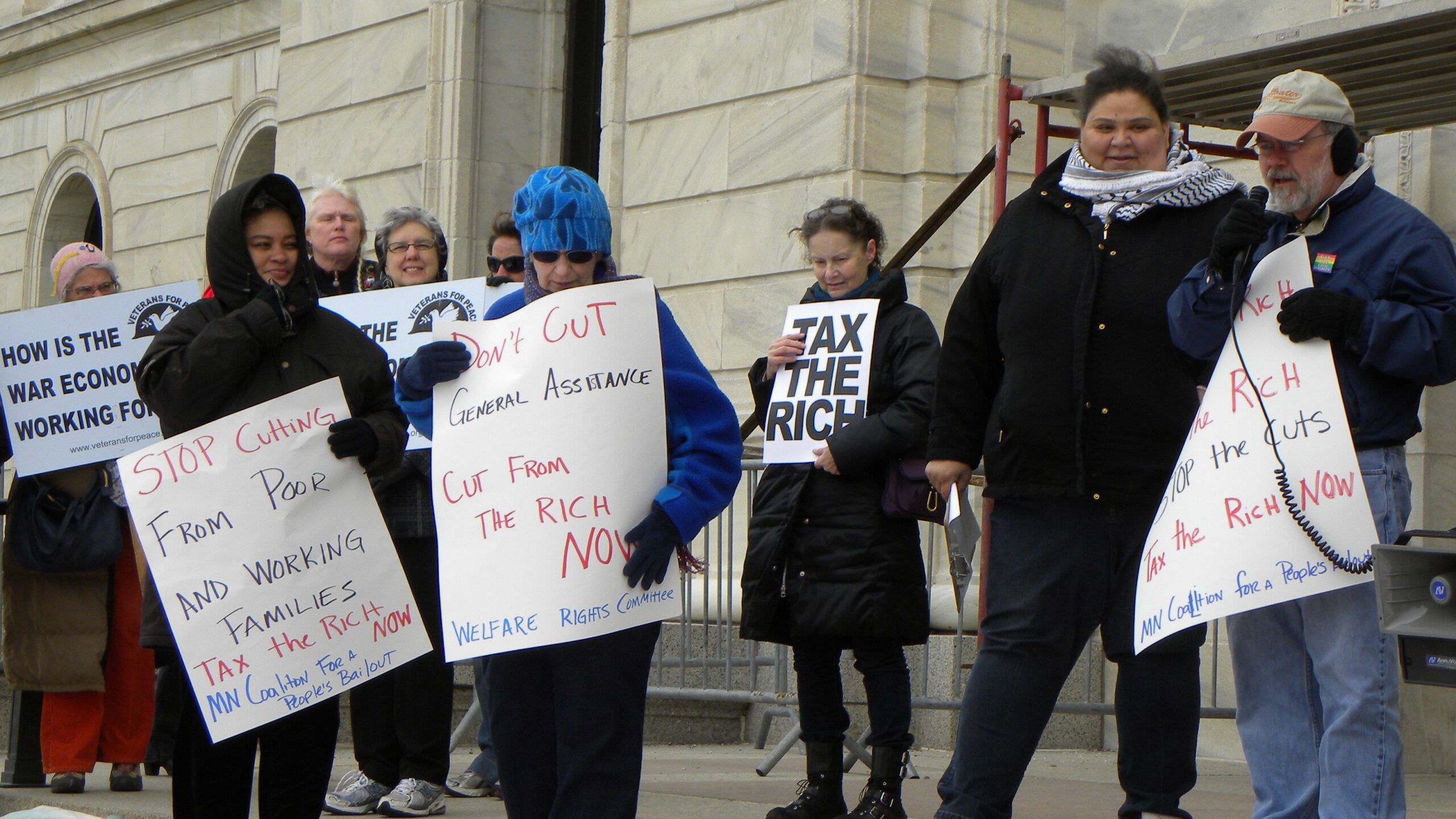 Protest to tax the rich stop cuts in social programs (5622069827)