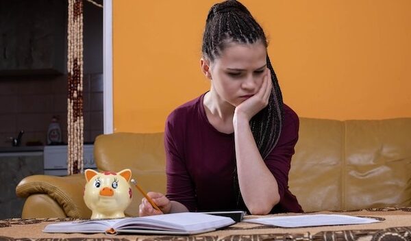 After adding up the money it turns out that there is a huge loss and the young adult is in danger of going bankrupt and starving for weeks