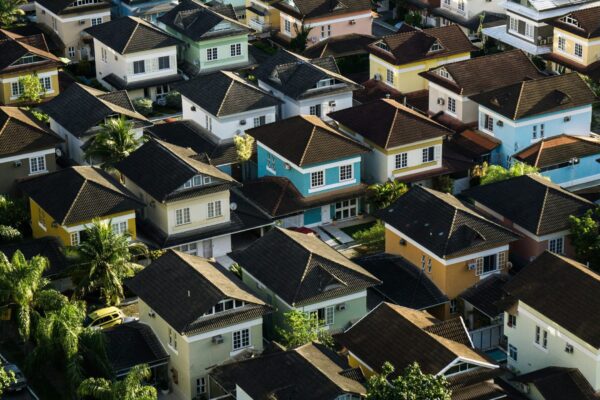 aerial photography of rural