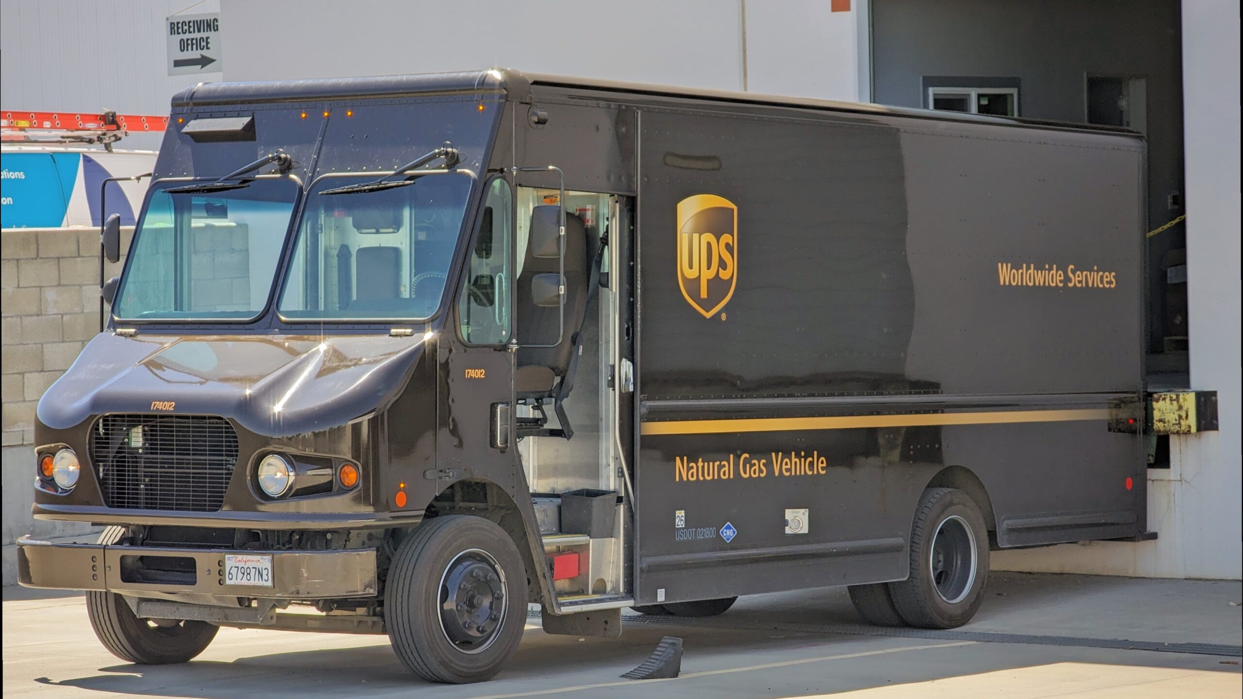 UPS Truck in Fresno, California