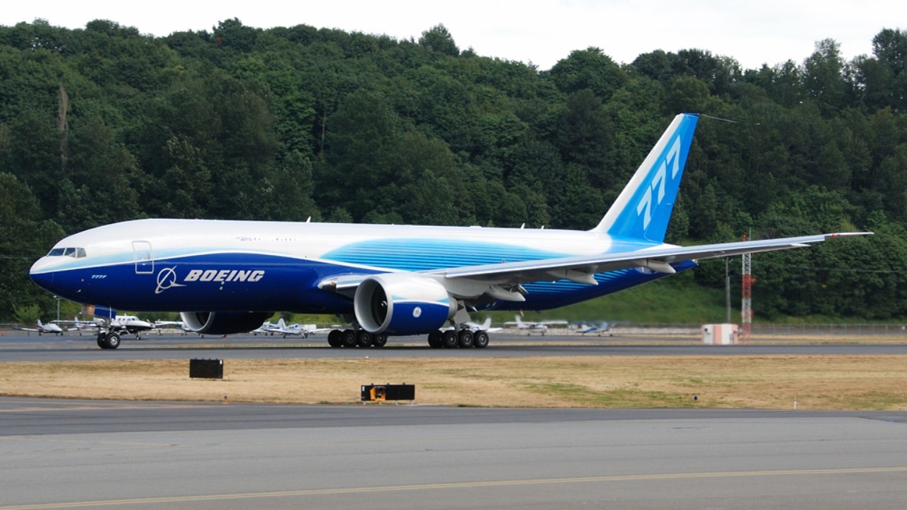 Boeing 777 Freighter test flight