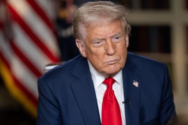President Donald Trump sits for an interview with Fox News journalist Rachel Campos Duffy (54453772262)