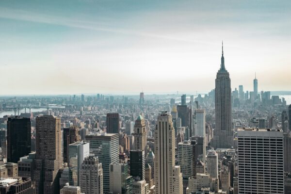bird's eye view of New York, USA during daytime
