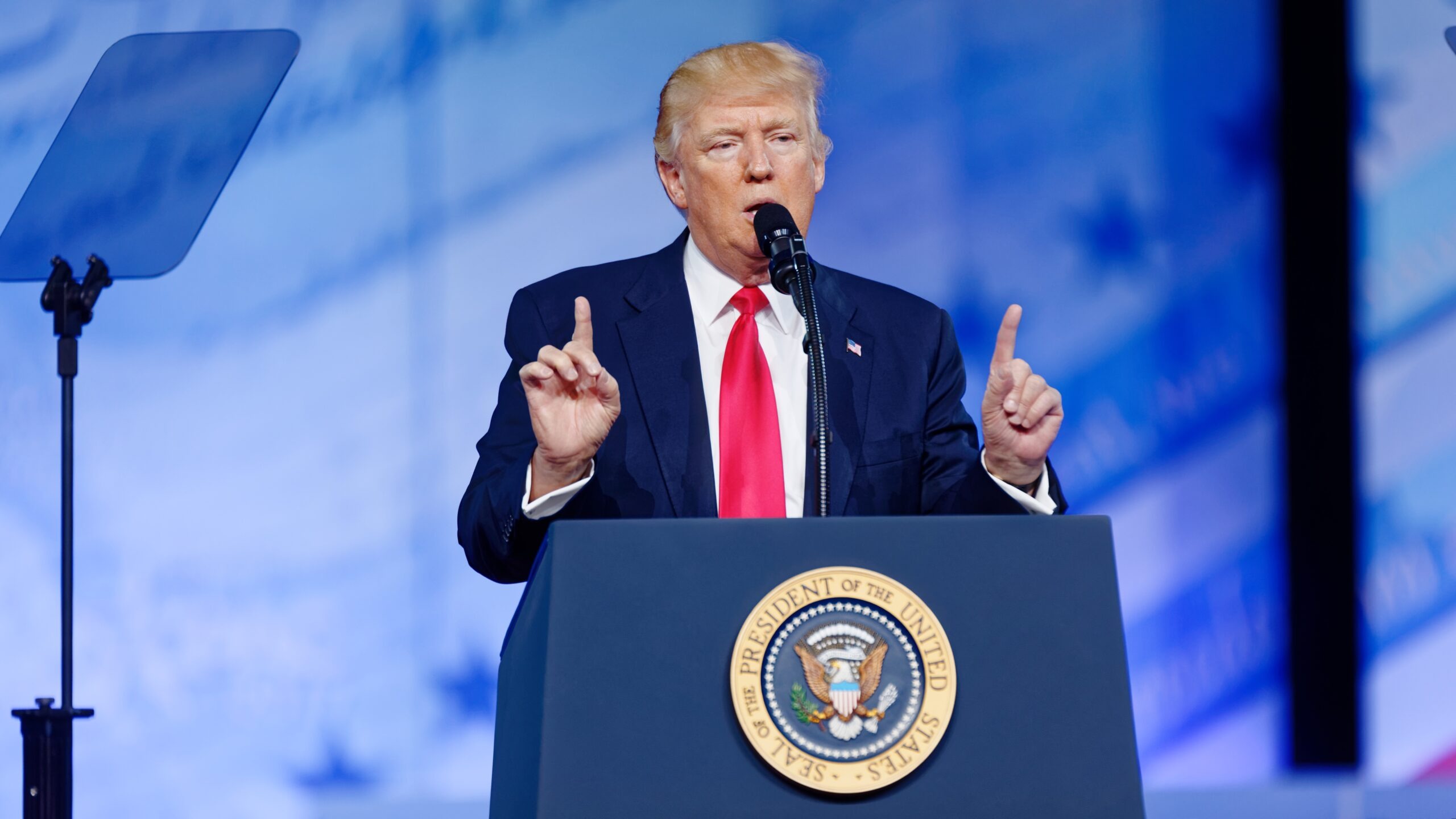 President of the United States Donald J. Trump at CPAC 2017 February 24th 2017
