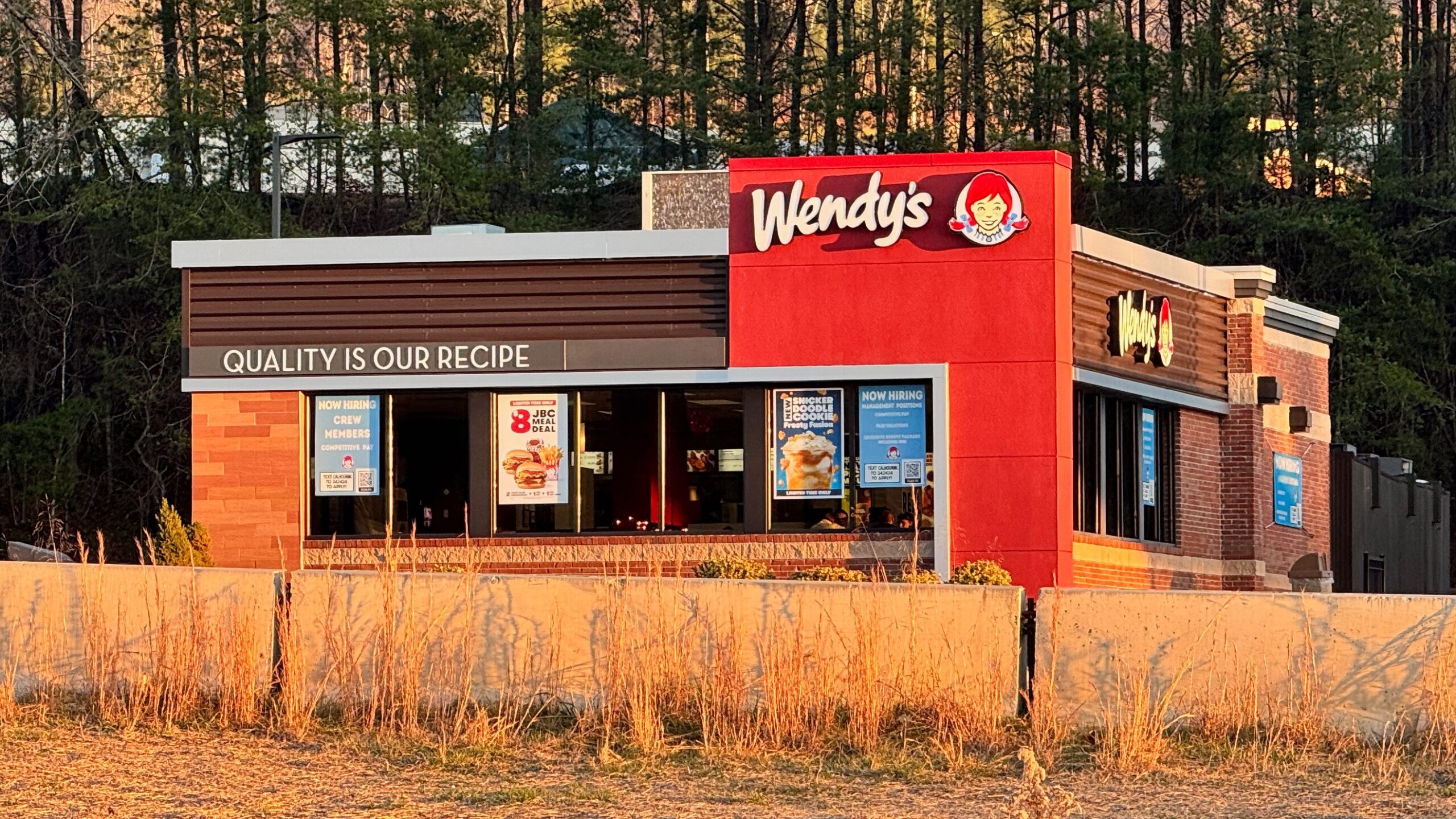 A Wendy's restaurant in Blairsville, Georgia
