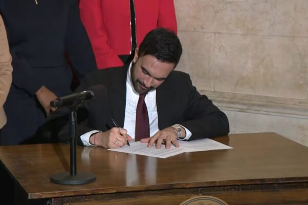Zohran K. Mamdani signs executive order